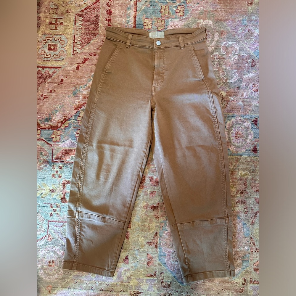 Everlane Utility Barrel Pant in 6 in golden brown